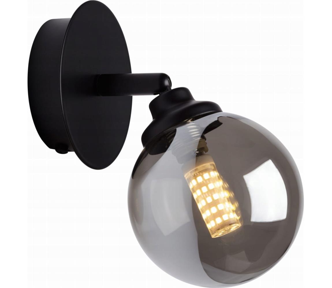 Fali spotlámpa IMAGINE 1xG9/40W/230V fekete/füstös W1803