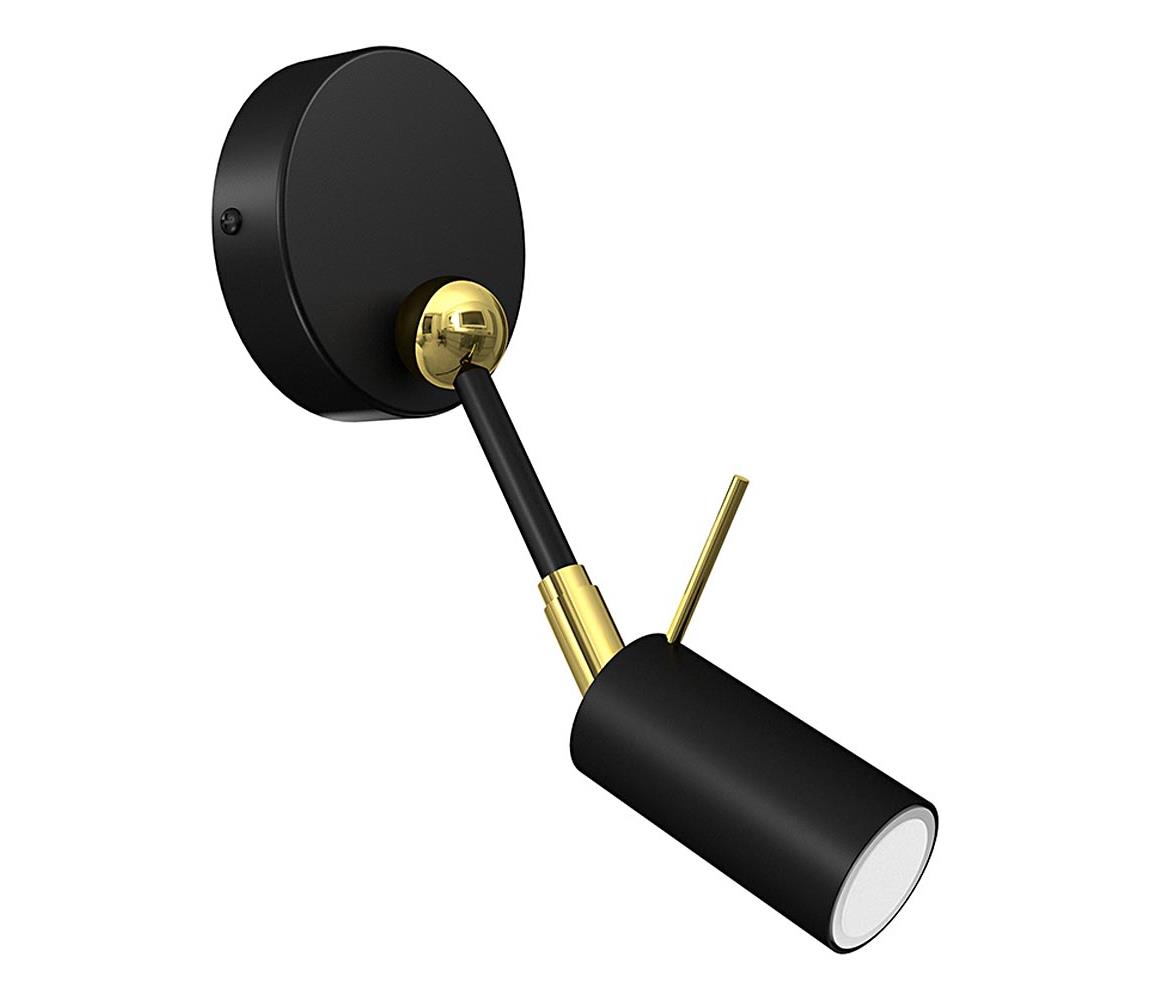 Fali spotlámpa IRIS 1xGU10/MR11/40W/230V fekete/arany MLP7269