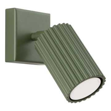 Fali spotlámpa KARBON 1xGU10/10W/230V zöld