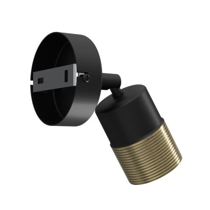 Fali spotlámpa MIZU 1xGU10/8W/230V fekete/sárgaréz