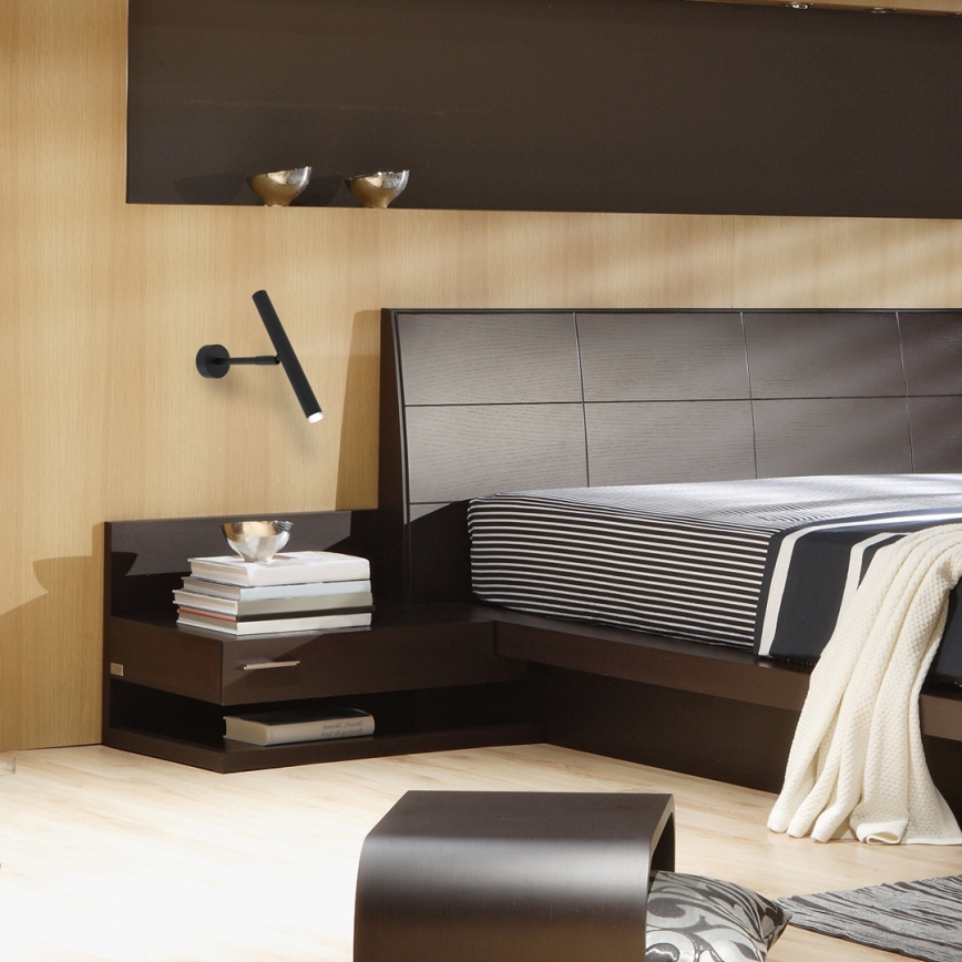 Fali spotlámpa MONZA 1xG9/8W/230V fekete