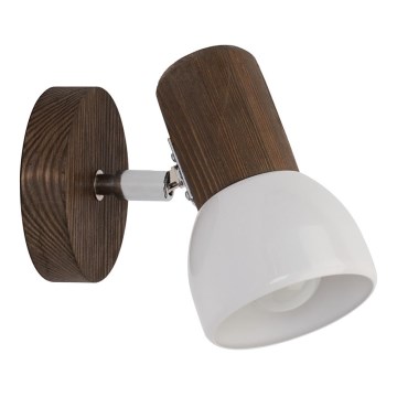 Fali spotlámpa NEL 1xE27/15W/230V fenyő