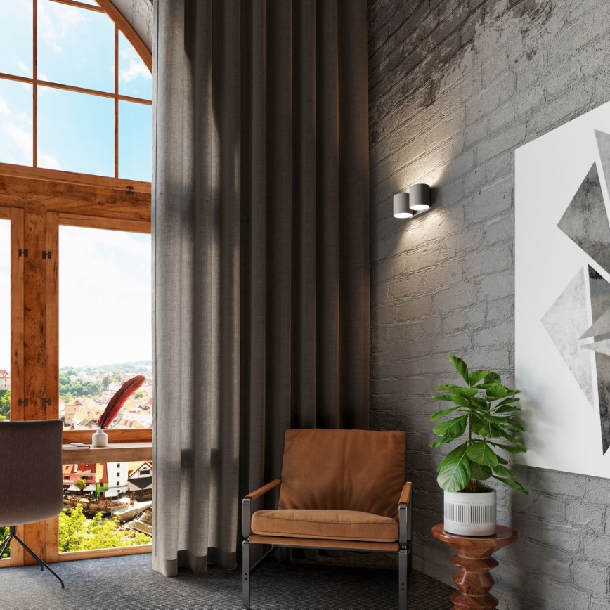 Fali spotlámpa ORBIS 2xG9/40W/230V szürke