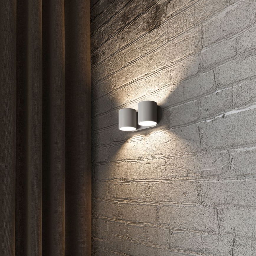 Fali spotlámpa ORBIS 2xG9/40W/230V szürke