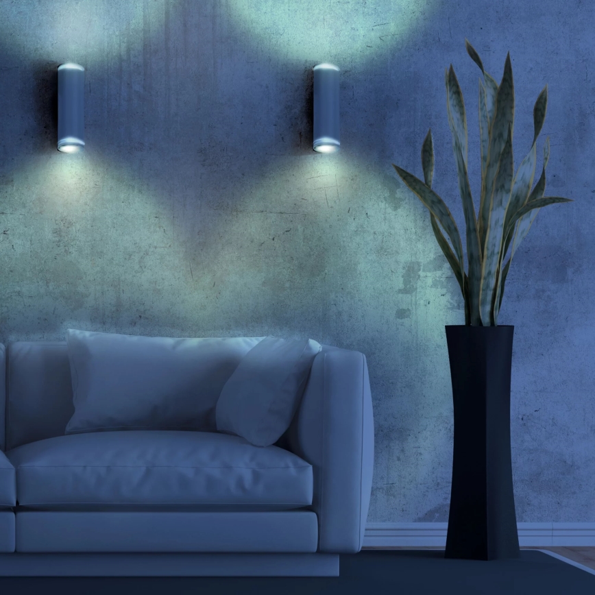 Fali spotlámpa PARIS 2xGU10/10W/230V fehér