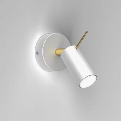 Fali spotlámpa PRESTON 1xGU10/40W/230V fehér/arany