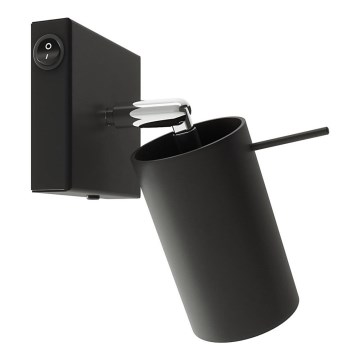 Fali spotlámpa RING 1xGU10/10W/230V fekete