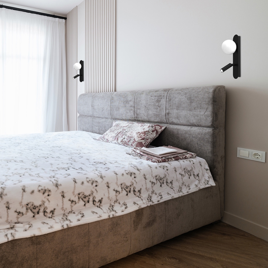 Fali spotlámpa SIRIO 2xG9/25W/230V fekete