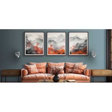 Fali spotlámpa SQUALLA VARIOSA 1xGU10/10W/230V fehér