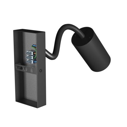 Fali spotlámpa SQUALLA VARIOSA 1xGU10/10W/230V fekete