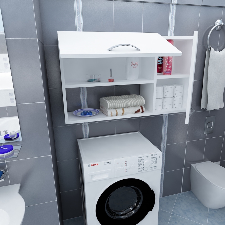 Fali szekrény AKASYA 52x90 cm fehér