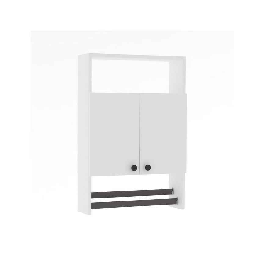 Fali szekrény BANYO 87x60 cm fehér