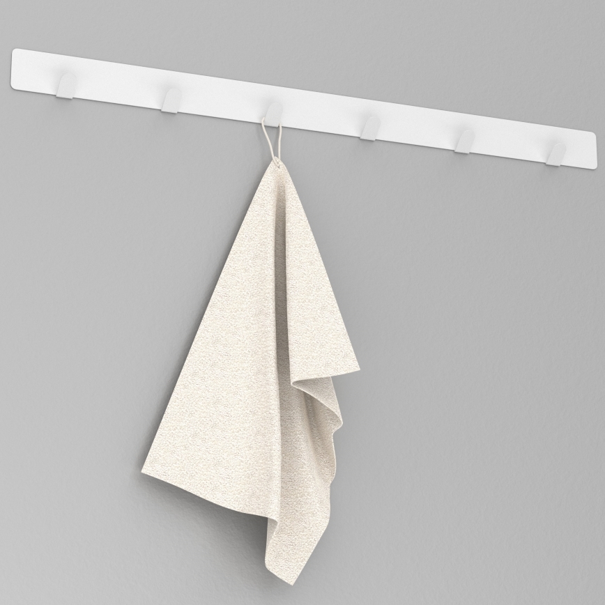 Fali törölközőtartó 60 cm fehér