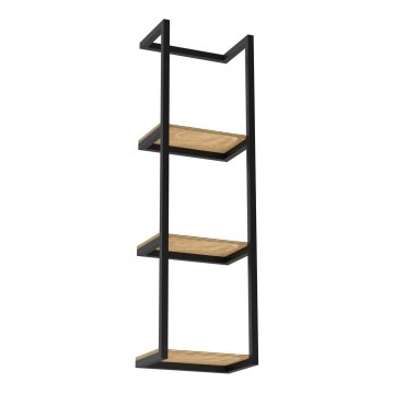 Fali törölközőtartó 78x23 cm fekete