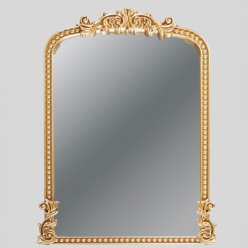 Fali tükör 66x44 cm arany