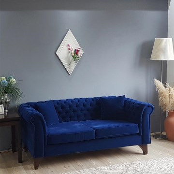 Fali tükör 68x45 cm ezüst