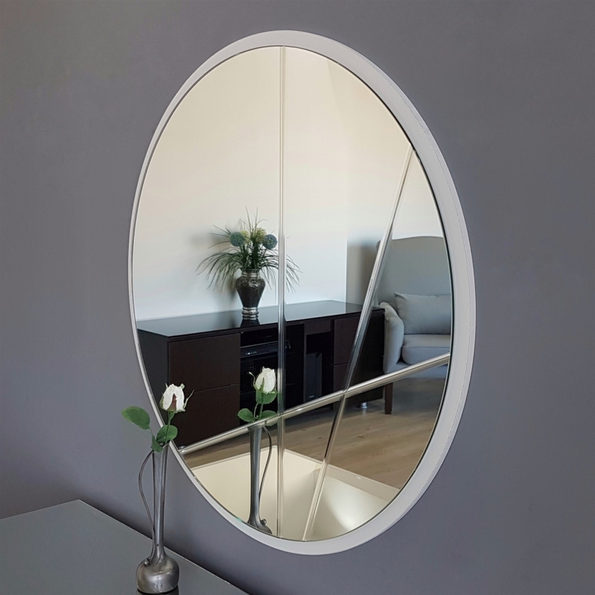 Fali tükör á. 60 cm ezüst