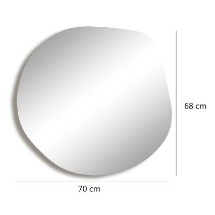 Fali tükör ASSO 70x67 cm arany