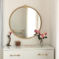 Fali tükör AYNA 60 cm arany