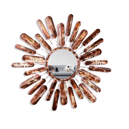 Fali tükör NAP átm. 75 cm barna