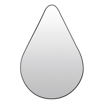 Fali tükör RIVERSIDE 90 x 60 cm fekete