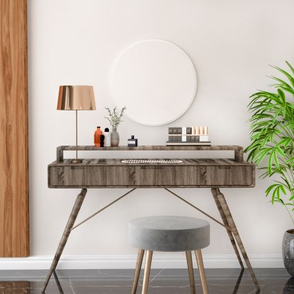 Fali tükör ROYAL átm. 59 cm fehér