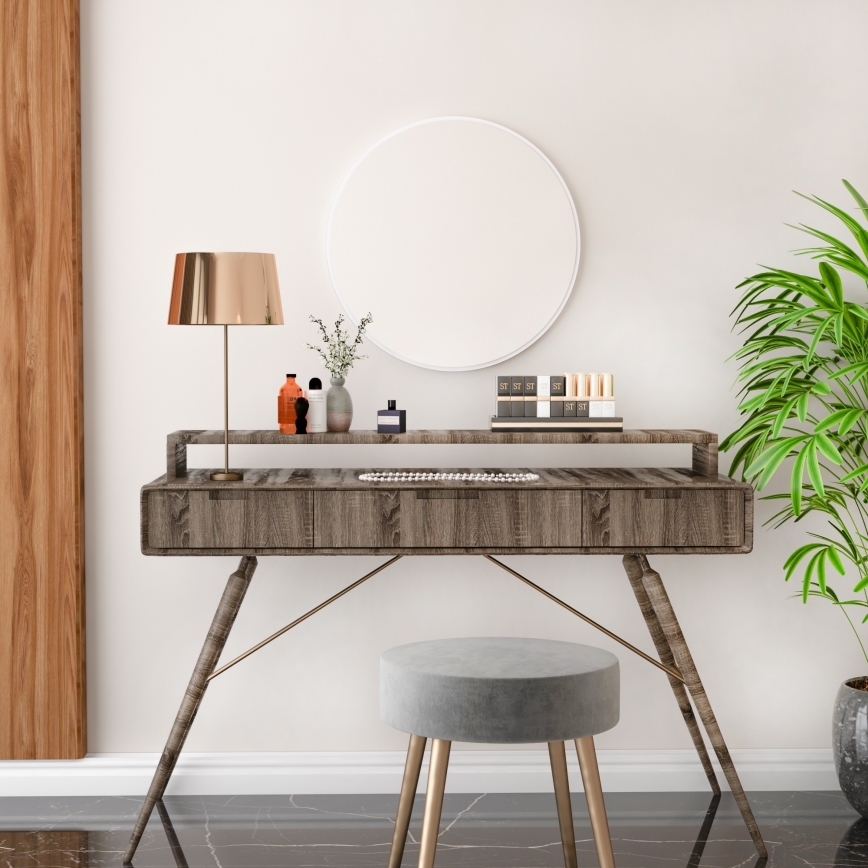 Fali tükör ROYAL átm. 59 cm fehér