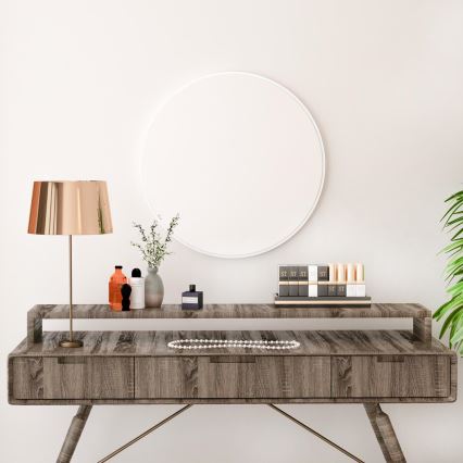 Fali tükör ROYAL átm. 59 cm fehér