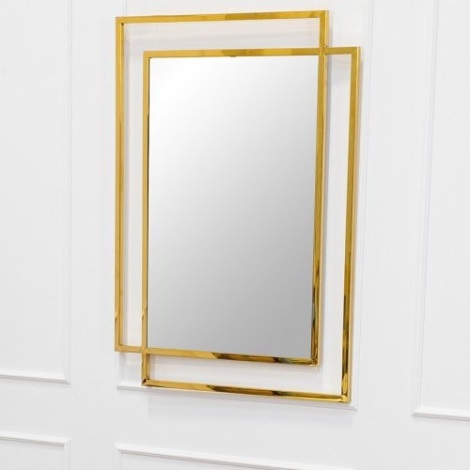 Fali tükör VIDO 110x80 cm arany