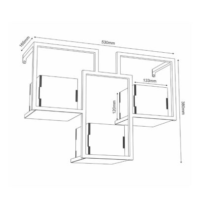 Fali virágcserép 38x53 cm