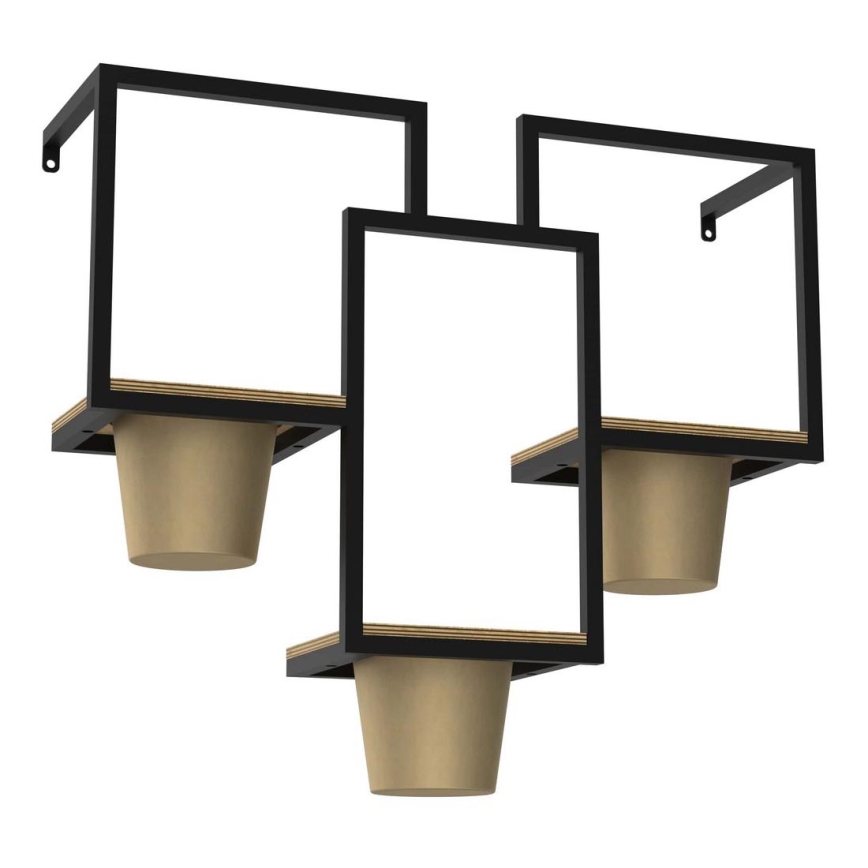 Fali virágcserép 46x53 cm arany