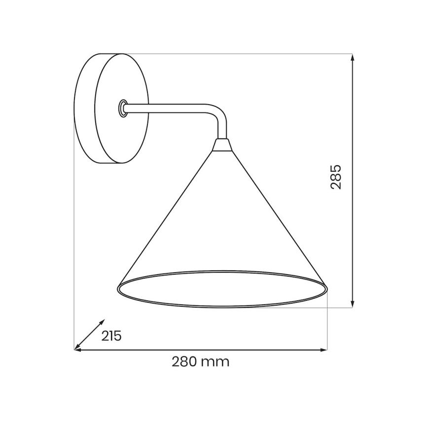 Falilámpa CAPITAL 1xGX53/15W/230V taupe