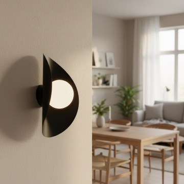 Falilámpa FIERO 1xG9/8W/230V fekete