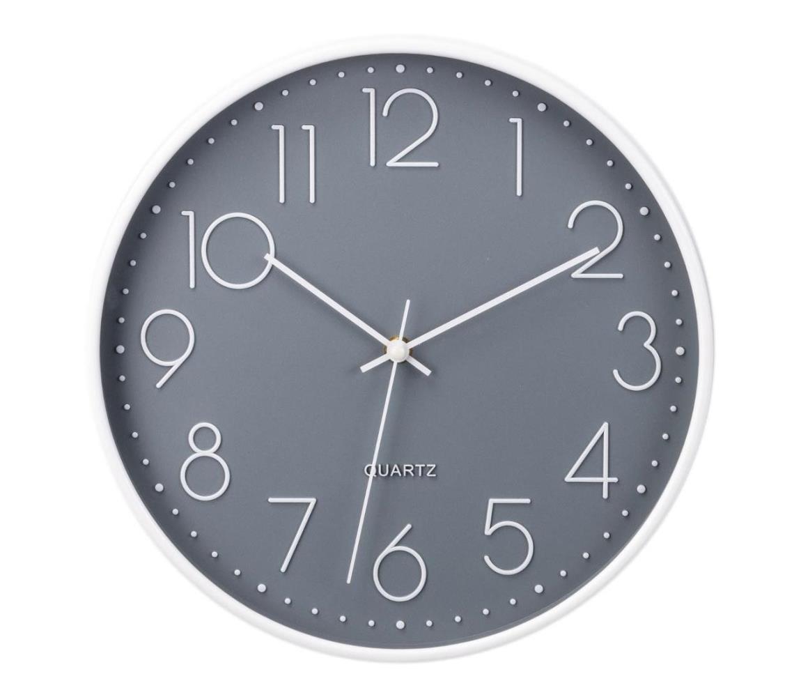 Falióra 1xAA 29 cm szürke/fehér 15008664