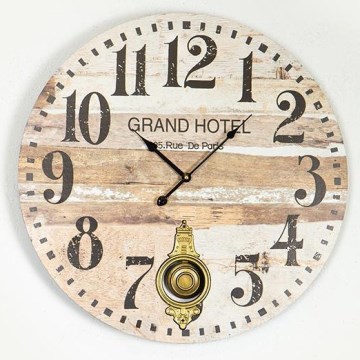 Falióra 1xAA átm. 58,2 cm bézs