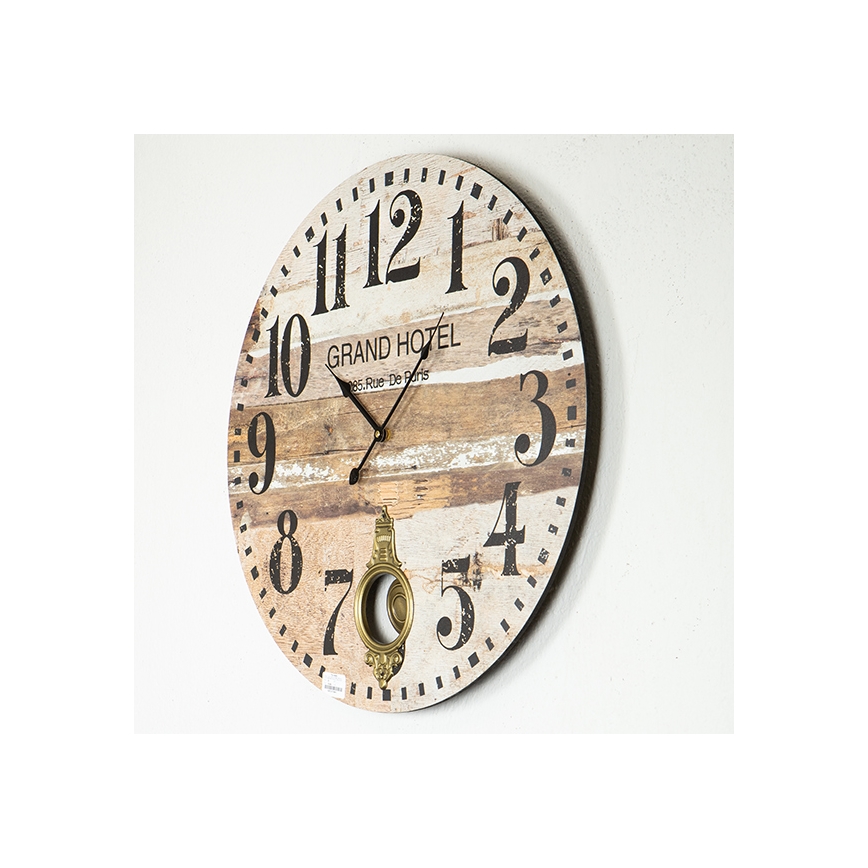 Falióra 1xAA átm. 58,2 cm bézs