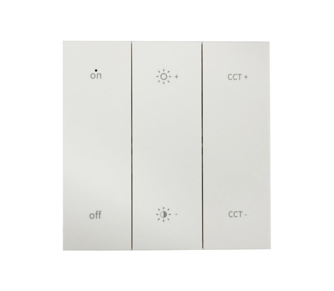 Falra szerelhető SHAPE távirányító, 2xAAA, fehér SP7