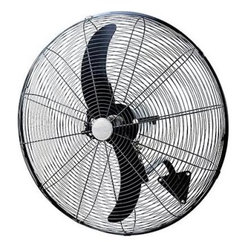 Falra szerelhető ventilátor 200 W/230 V, átmérő 76 cm, fekete + távirányítóval
