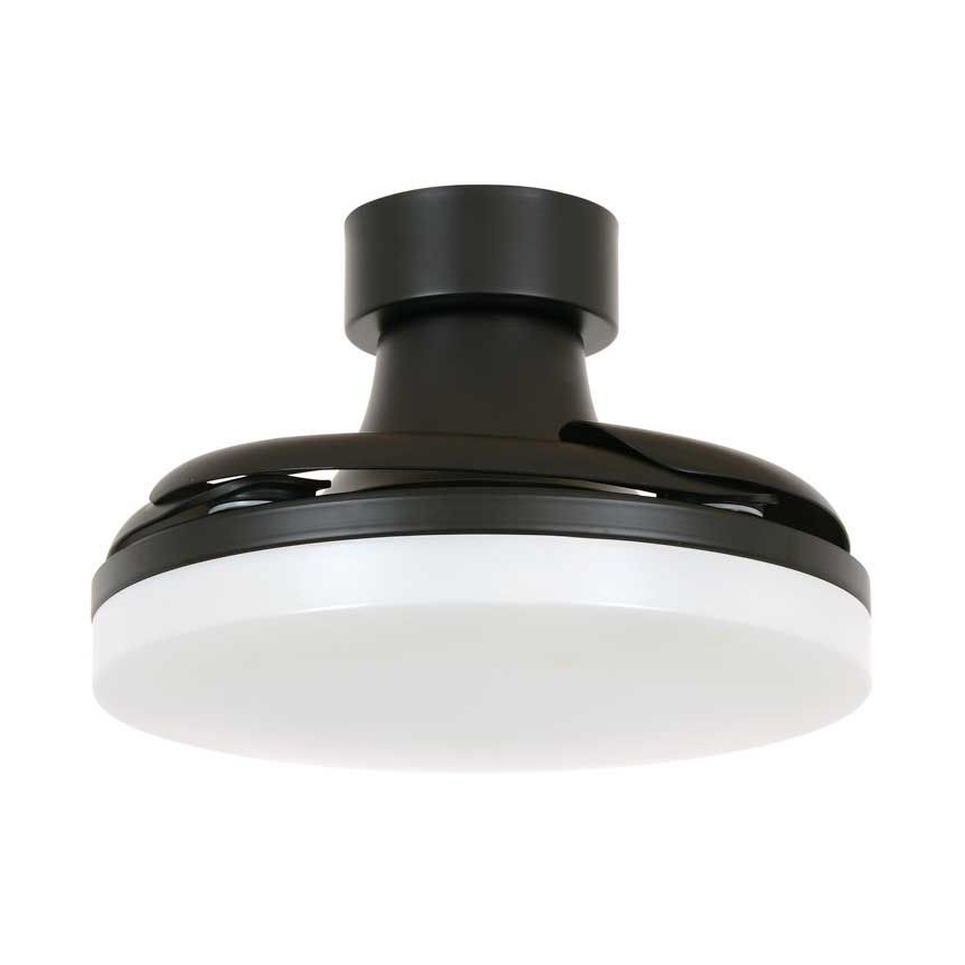 FANAWAY 210665 - LED Dimmelhető mennyezeti ventilátor ORBIT LED/25W/230V fekete + távirányítás