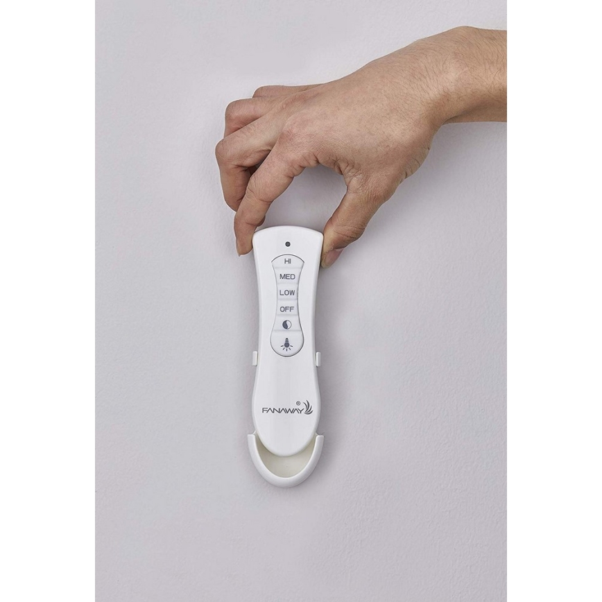 FANAWAY 211035 - EVO1 LED mennyezeti ventilátor LED/40W/230V fehér + távirányító