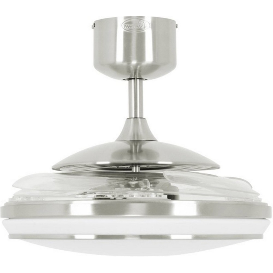 FANAWAY 211036 - EVO1 LED mennyezeti ventilátor LED/40W/230V matt króm + távirányító