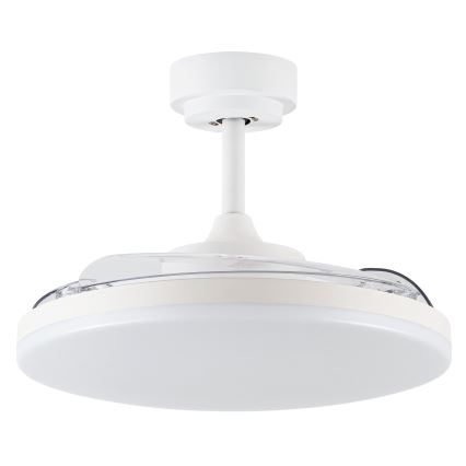 FANAWAY 21612949 - LED dimmelhető mennyezeti ventilátor STROLL LED/30W/230V 2700/3500/5000K átmérő 106 cm fehér/tiszta + távirányító