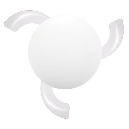 FANAWAY 21612949 - LED dimmelhető mennyezeti ventilátor STROLL LED/30W/230V 2700/3500/5000K átmérő 106 cm fehér/tiszta + távirányító