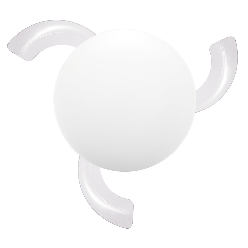 FANAWAY 21612949 - LED dimmelhető mennyezeti ventilátor STROLL LED/30W/230V 2700/3500/5000K átmérő 106 cm fehér/tiszta + távirányító