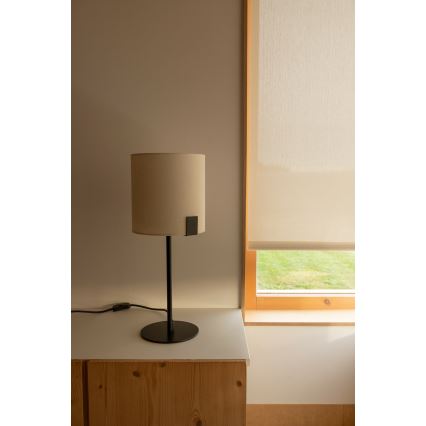 FARO 20054 - Asztali lámpa NILA 1xE27/15W/230V krémes/fekete