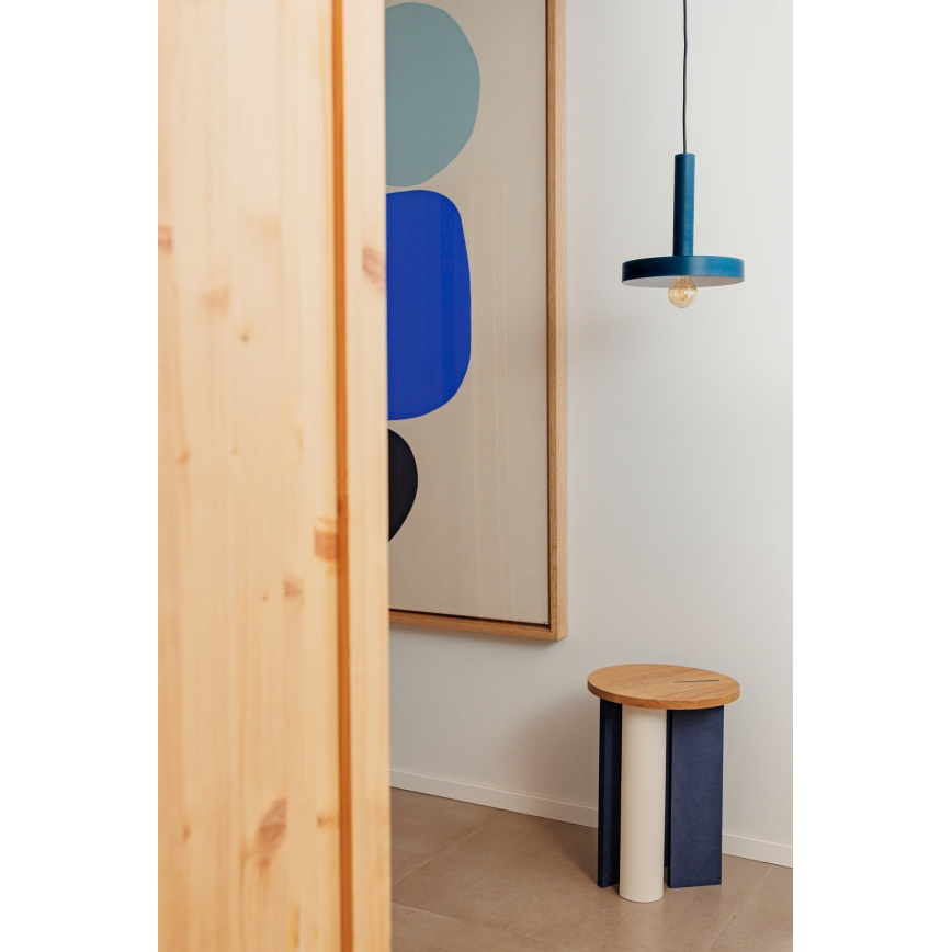 FARO 20169 - Csillár zsinóron WHIZ 1xE27/15W/230V kék