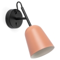 FARO 28275 - Fali lámpa STUDIO 1xE14/8W/230V rózsaszín/fekete
