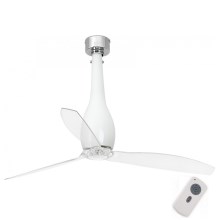 FARO 32001 - Mennyezeti ventilátor ETERFAN fehér/átlátszó