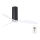 FARO 32036 - Mennyezeti ventilátor TUBE FAN fekete/átlátszó á. 128 cm + távirányító