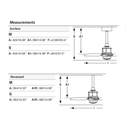 FARO 32100WT1N - LED dimmelhető mennyezeti ventilátor JUST FAN M LED/16W/230V átm. 128 cm fekete Wi-Fi Tuya + távirányító